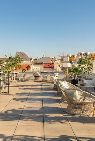 Terrace  Vincci Molviedro 4* Seville